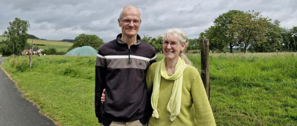 Alain Gérard a préparé la transmission de son exploitation avec son épouse, Francine. Photo DR