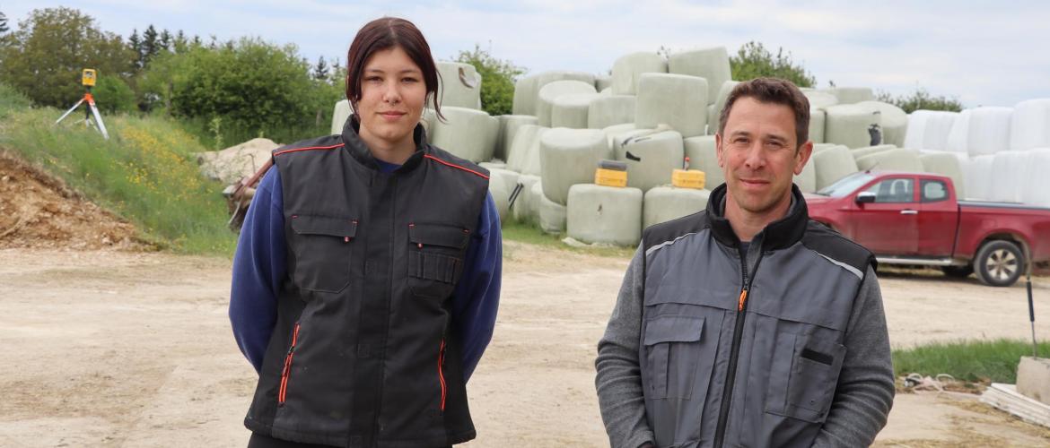 Cédric Polmard et son apprentie Elora Hanen