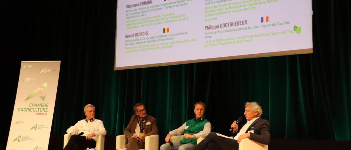 (de G. à D.) Benoît Georges (Belgique), Philipe Goetghebeur (France), Stéphane Ermann (France) et Alfred Hoffmann (Allemagne). © Photo DR