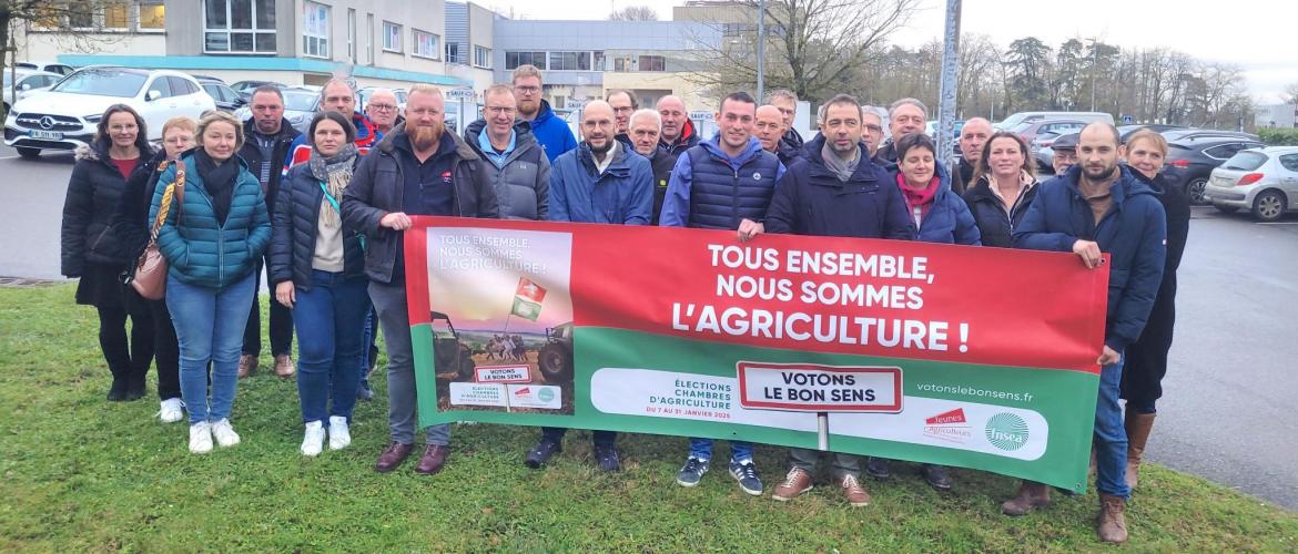 Première photo des candidats présents lors du lancement de la campagne, le 16 décembre, à Laxou. Photo : JL.Masson